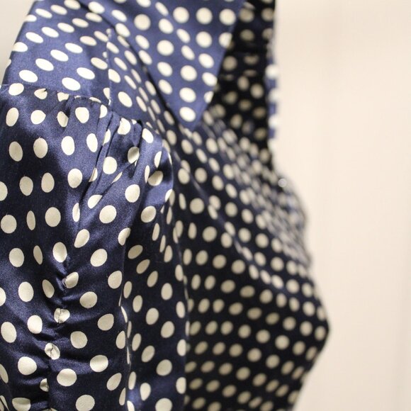 office siren silk bebe top blouse - Picture 5 of 8